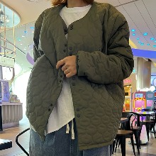 UC 겨울 플리스&amp;누빔패딩 양면 자켓(남녀공용)